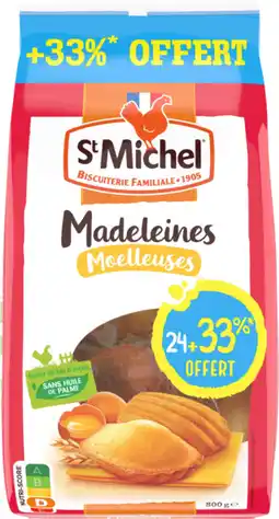 Auchan St michel madeleines moelleuses st michel offre