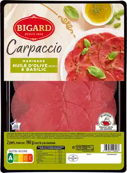 Auchan Bigard carpaccio bigard offre