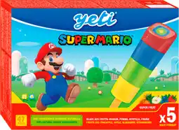 Auchan Yeti bâtonnets glacés super mario yeti offre