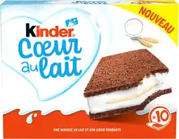 Auchan Kinder coeur au lait kinder offre