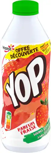 Auchan Yoplait yop fraise yoplait offre