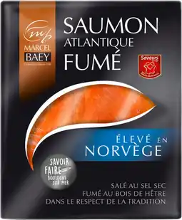 Auchan Marcel baey saumon de norvège fumé marcel baey offre