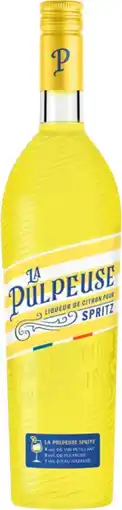 Auchan La mentheuse liqueur de citron spritz la pulpeuse offre
