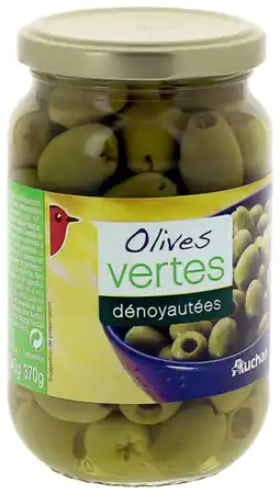 Auchan Auchan olives vertes dénoyautées auchan offre
