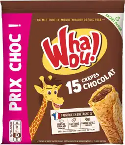 Auchan Whaou crêpes au chocolat whaou! offre