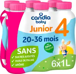 Auchan Candia lait infantile junior 4 e âge candia baby offre