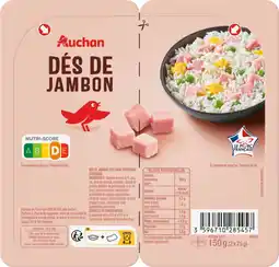 Auchan Auchan dés de jambon auchan offre
