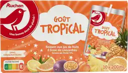 Auchan Supermarché Auchan boisson goût tropical auchan offre