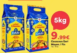 Hmarket Dari couscous moyen / fin offre