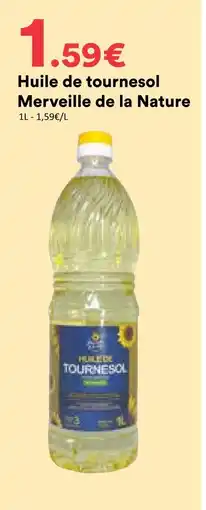Hmarket Merveille de la nature huile de tournesol offre