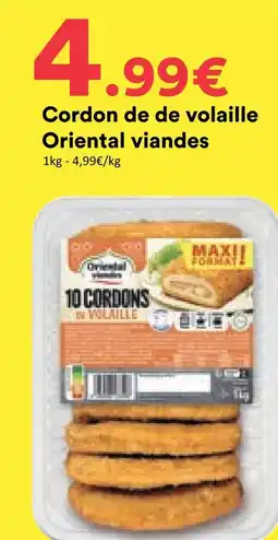 Hmarket Cordon de volaille offre