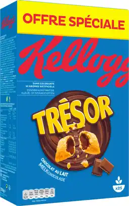 Auchan Supermarché Kellogg s céréales chocolat au lait trésor kellogg's offre