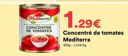 Hmarket Mediterra concentré de tomates offre
