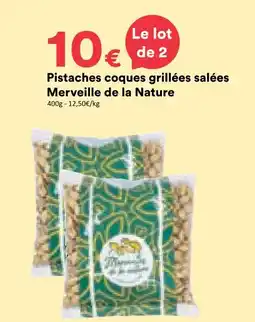Hmarket Merveille de la nature pistaches coques grillées salées offre