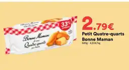 Hmarket Bonne maman petit quatre-quarts offre