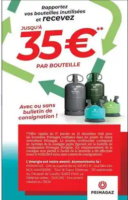 Intermarché Express Rapporte vos bouteilles inutilisées et recevez offre