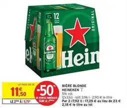 Intermarché Express Heineken - bière blonde offre
