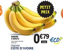 E.Leclerc Banane 4 doigts offre