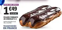 E.Leclerc Éclairs fondants au chocolat x2 offre