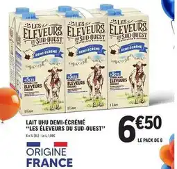 E.Leclerc Uhu - lait uhu demi-écrémé offre