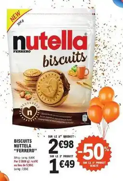 E.Leclerc Ferrero rocher - biscuits nutella offre