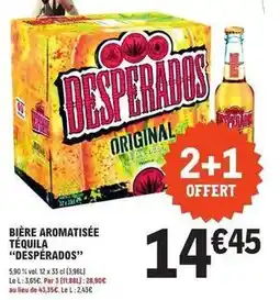 E.Leclerc Desperados - bière aromatisée tequila offre