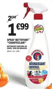 E.Leclerc Chanteclair - spray nettoyant offre