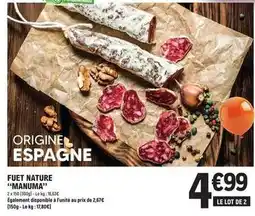 E.Leclerc Fuet nature offre