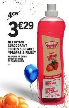 E.Leclerc Nettoyant surodorant toutes surfaces offre