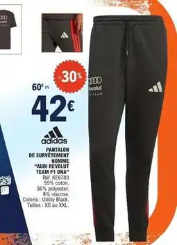 E.Leclerc Adidas - pantalon de surveisement offre