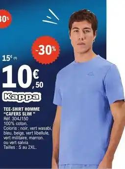 E.Leclerc Kappa - tee-shirt homme offre