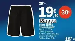 E.Leclerc Kappa - short homme offre