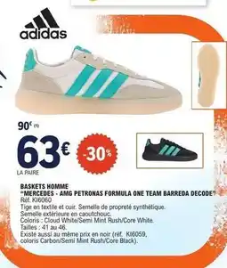 E.Leclerc Adidas - baskets homme mercedes offre