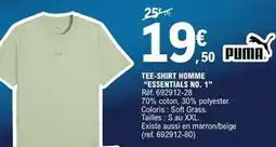 E.Leclerc Puma - tee-shirt homme essentials no. 1 offre