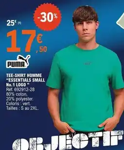 E.Leclerc Tee-shirt homme essentials small offre