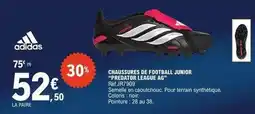 E.Leclerc Adidas - chaussures de football junior predador league a6 offre