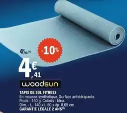 E.Leclerc Dim - tapis de sol fitness offre