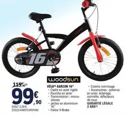 E.Leclerc Vélo garçon 16 offre
