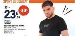 E.Leclerc Tee-shirt de boxe homme offre