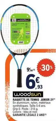 E.Leclerc Raquette de tennis junior 21 offre
