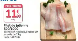 Promocash Promo - filet de julienne 500/1000 offre