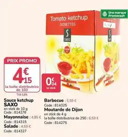 Promocash Promo - sauce ketchup offre