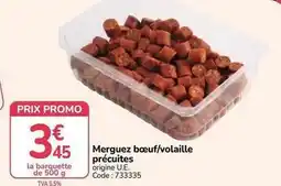 Promocash Promo - merguez boeuf/volaille précuites offre