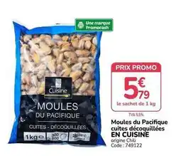 Promocash Promo - moules du pacifique cuites décoquillées offre