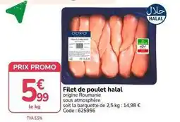 Promocash Promo - filet de poulet halal offre