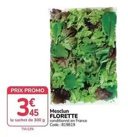 Promocash Florette - mesclun offre