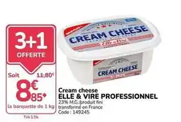Promocash Elle & vire - cream cheese offre
