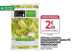 Promocash Promo - mélange maraîcher engagement qualité restauration cash offre