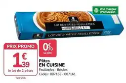 Promocash Promo - pâtes en cuisine offre