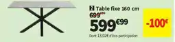 Conforama Table fix offre